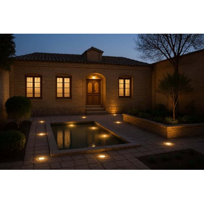 قاب چراغ دفنی پلی اتیلن