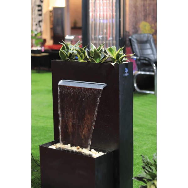 آبنما آبشاری پرتابل مدرن | مناسب تراس ، ویلا و فضای کاری | ابعاد 60*100