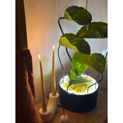 آبنما خانگی چراغ خواب دار