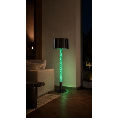 آباژور حبابی دکوراتیو با کنترل نور و حباب از اپلیکیشن