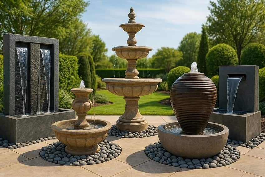 انتخاب آبنمای مناسب برای خانه، ویلا و فضای بیرونی | راهنمای کامل